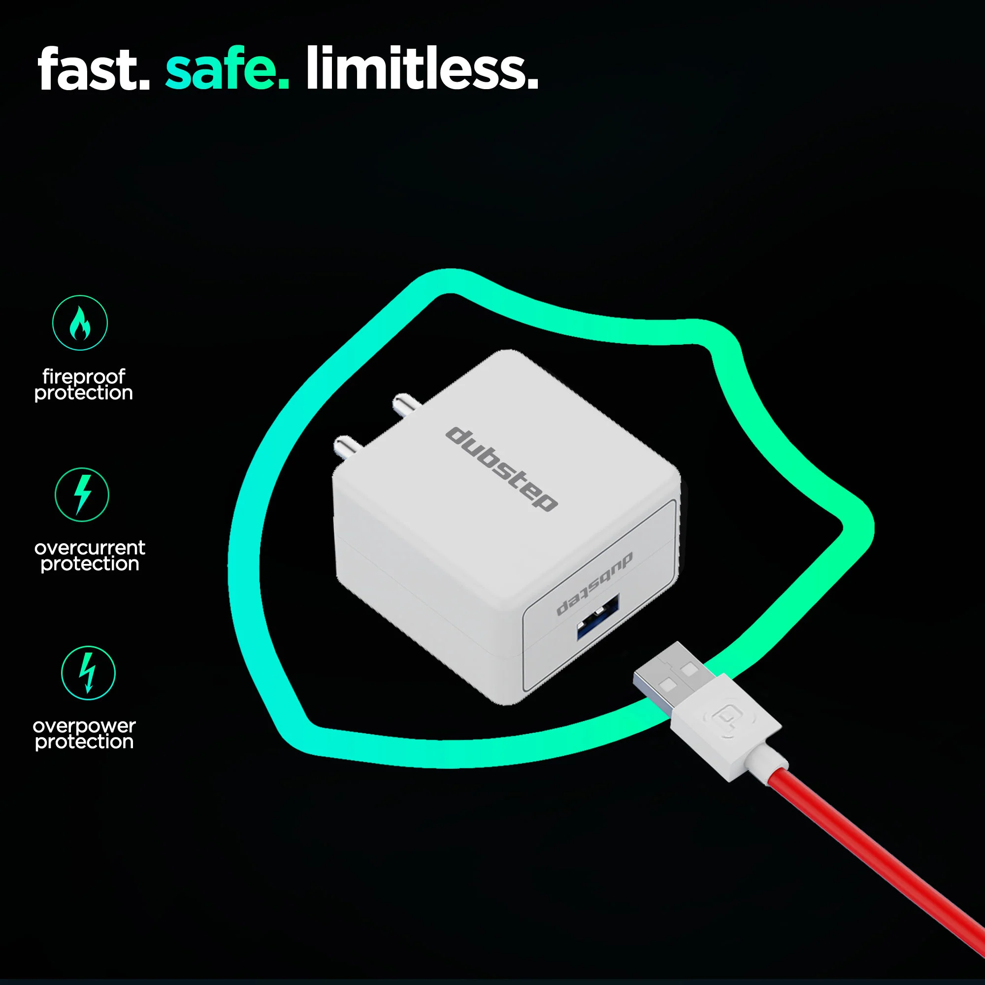 Sprint All In One 25W 5A Fast Charging Adapter with Cable (USB To Type-C) - Image 7