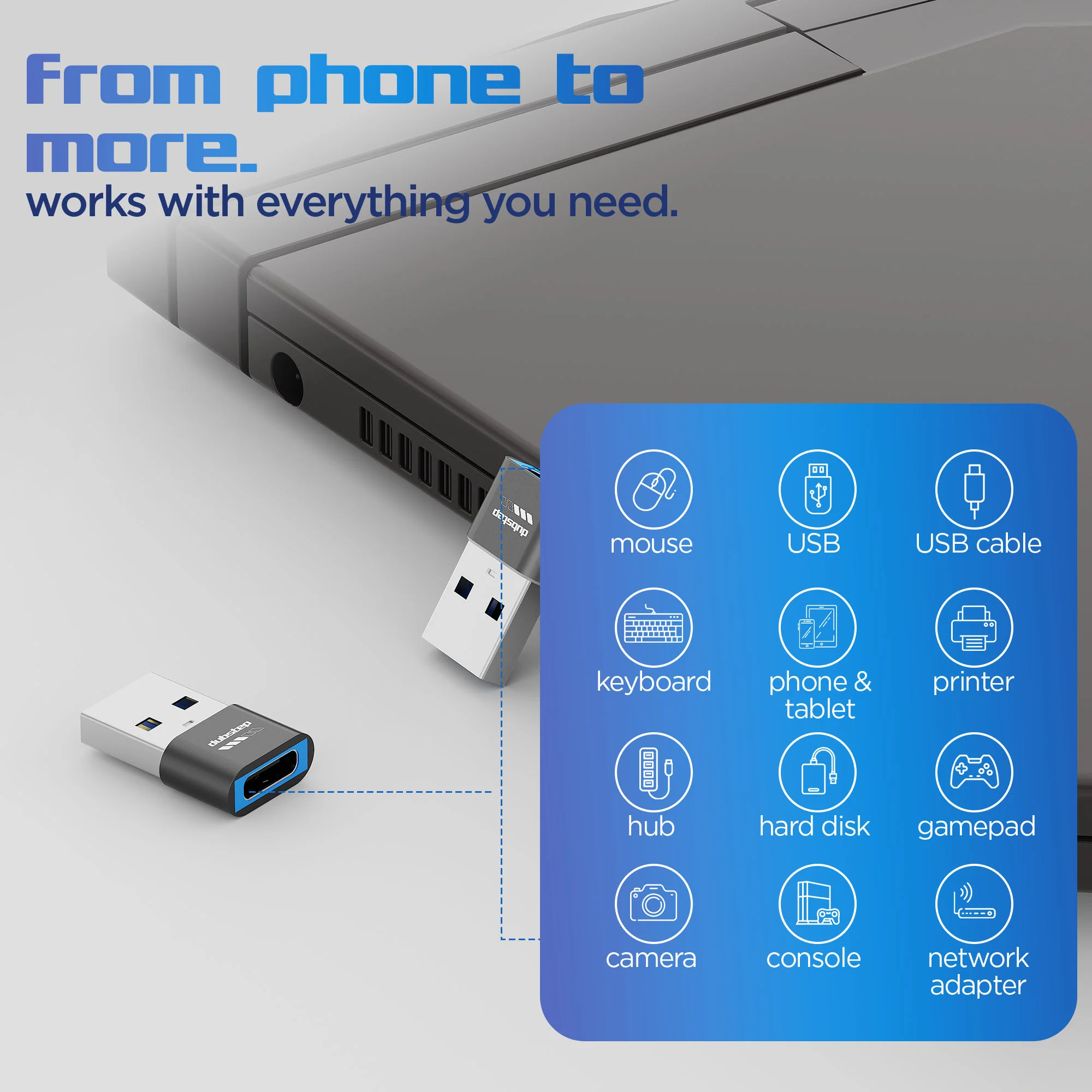 Blaze SnaplinkGo U type-C to USB a OTG Connector - Image 3
