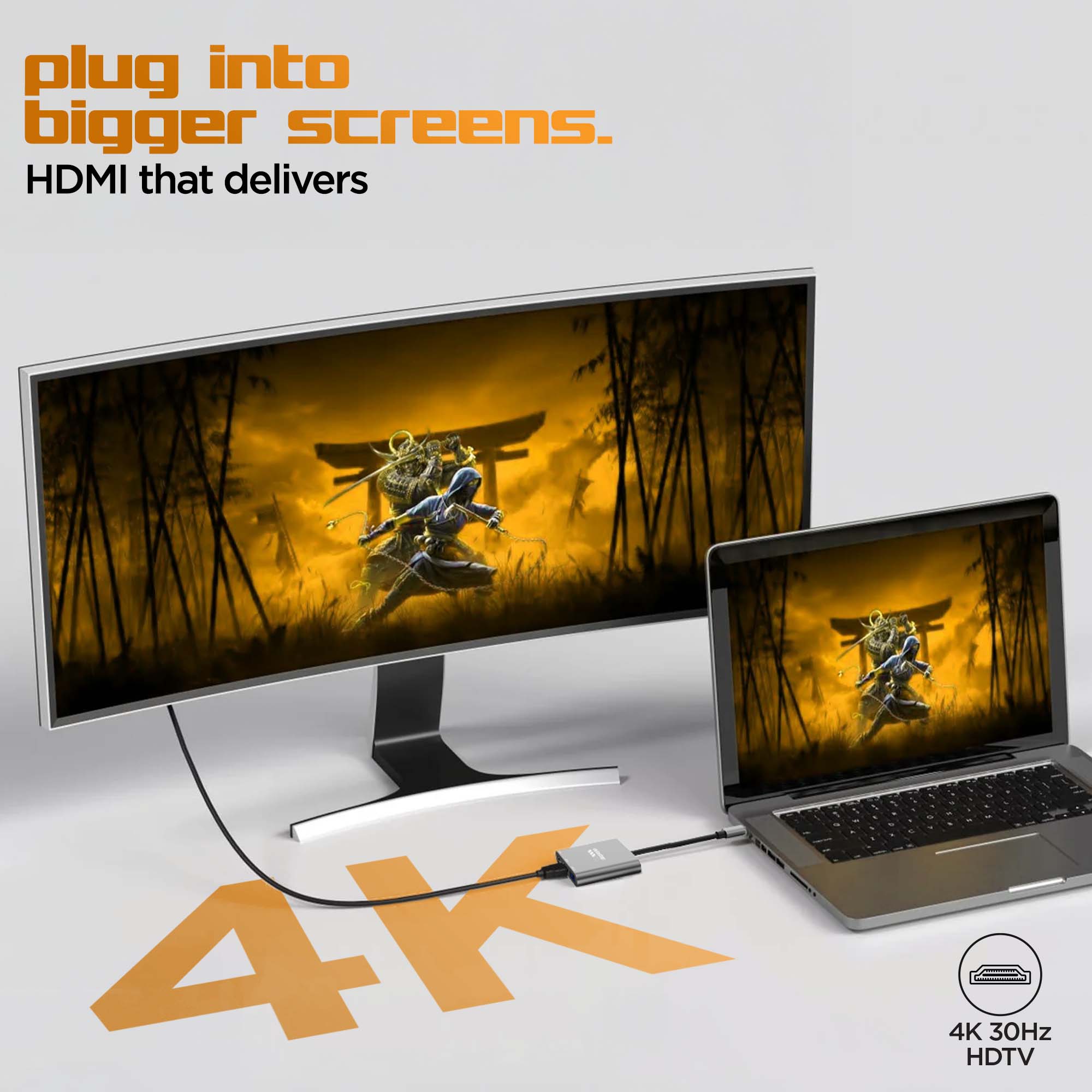 SnaplinkGo 3-in-One Type-C to HDMI USB Hub - Image 4
