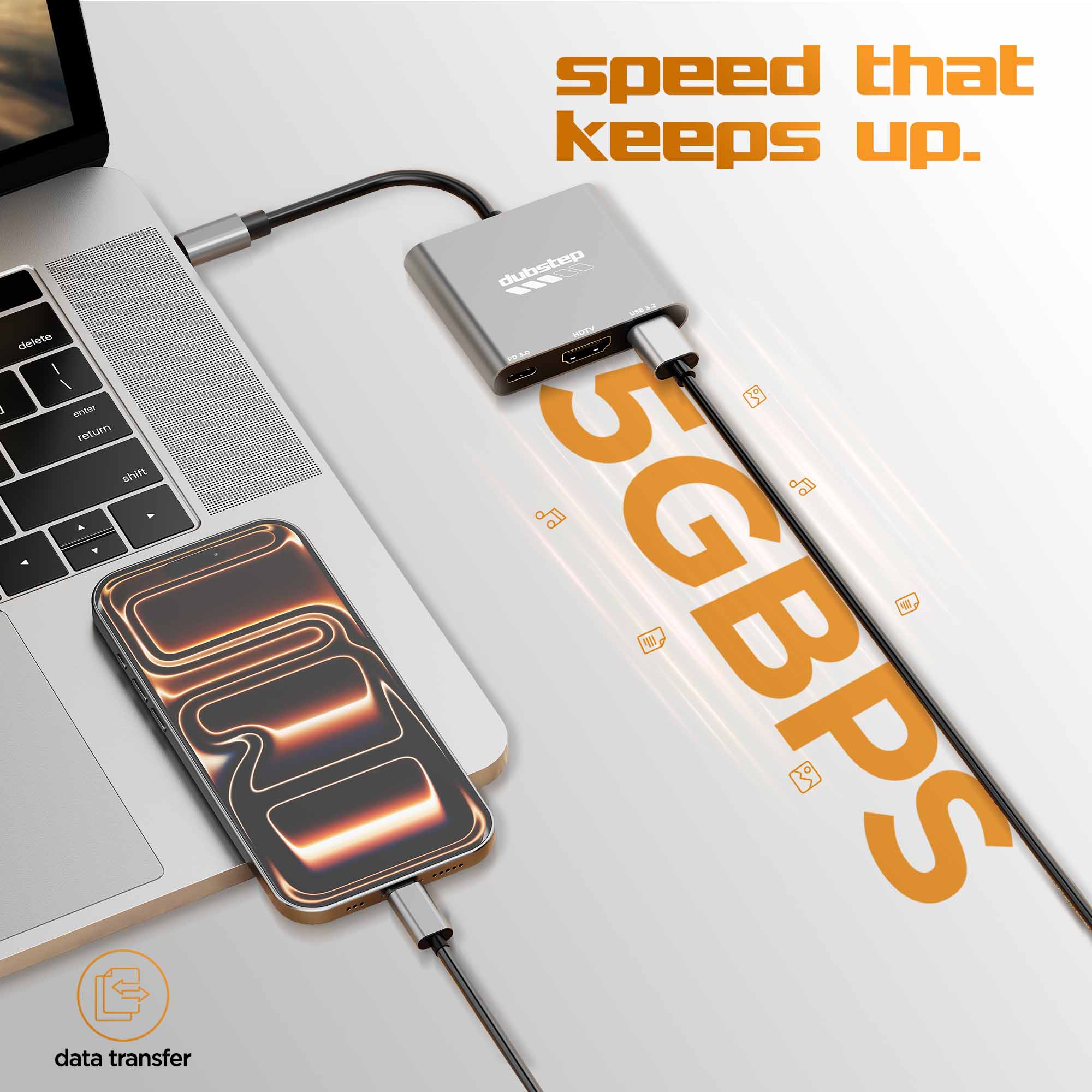 SnaplinkGo 3-in-One Type-C to HDMI USB Hub - Image 6