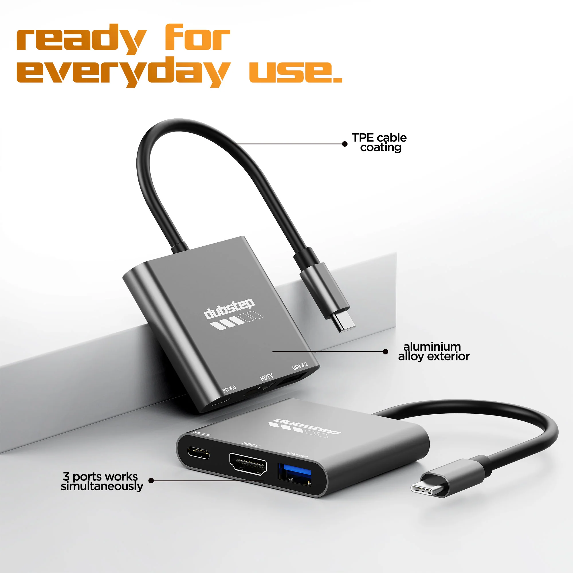 SnaplinkGo 3-in-One Type-C to HDMI USB Hub - Image 7