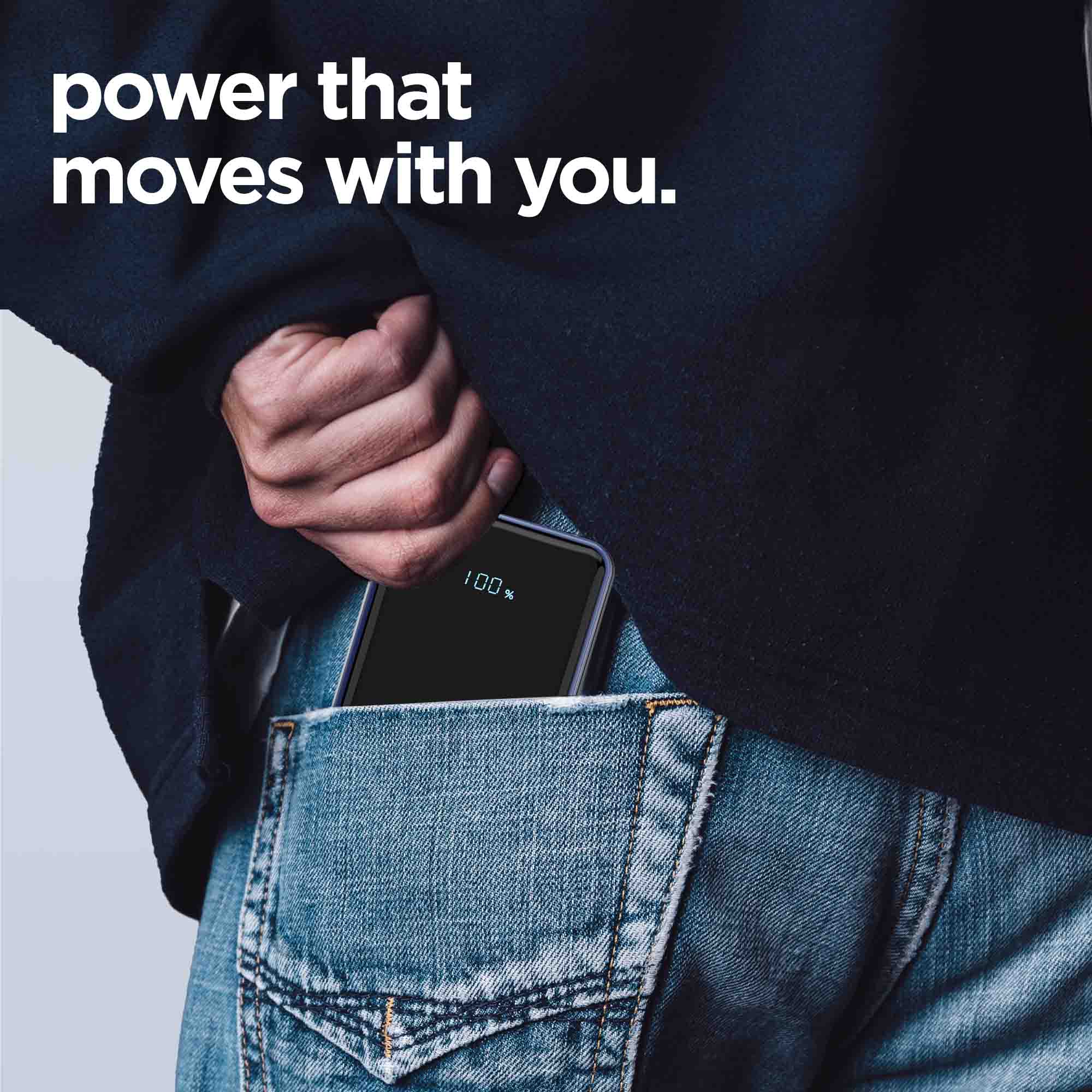 Powerblitz X5 built-in type-C and type-L cables, with both USB-A and type-C ports - Image 21