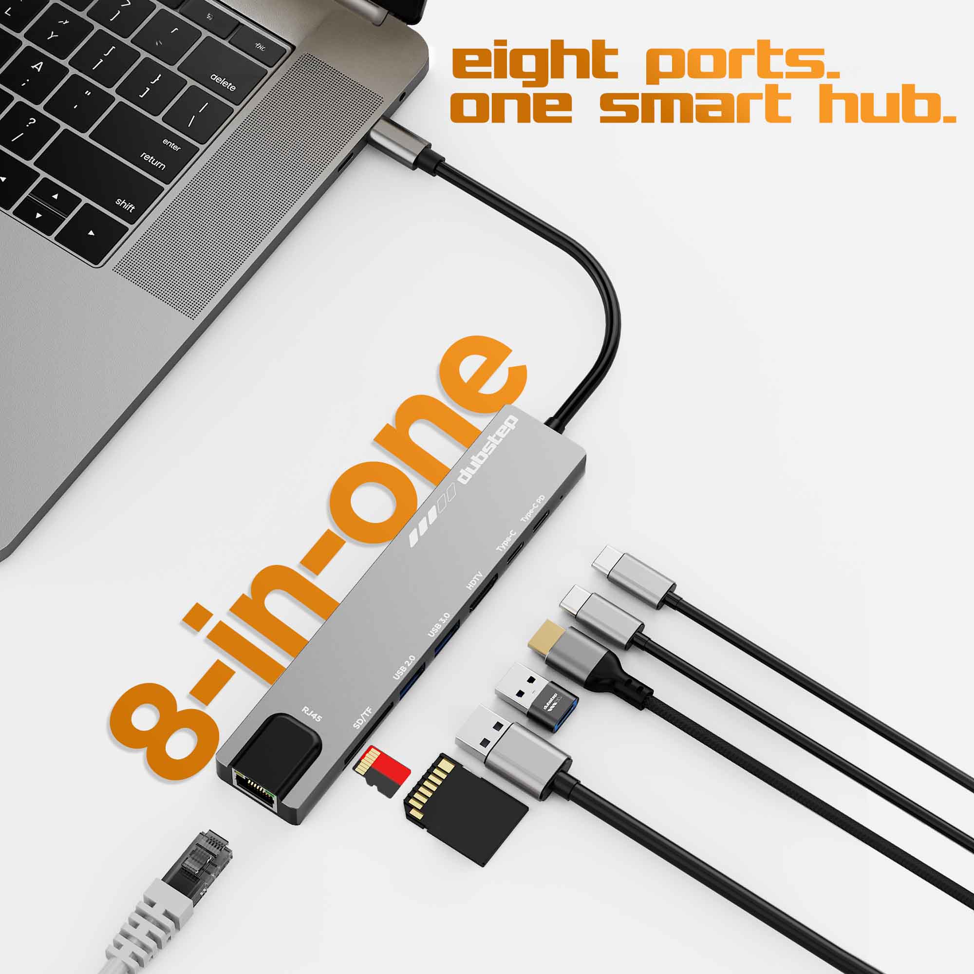 SnaplinkGo 8-in-One Type-C Multiport Hub - Image 3