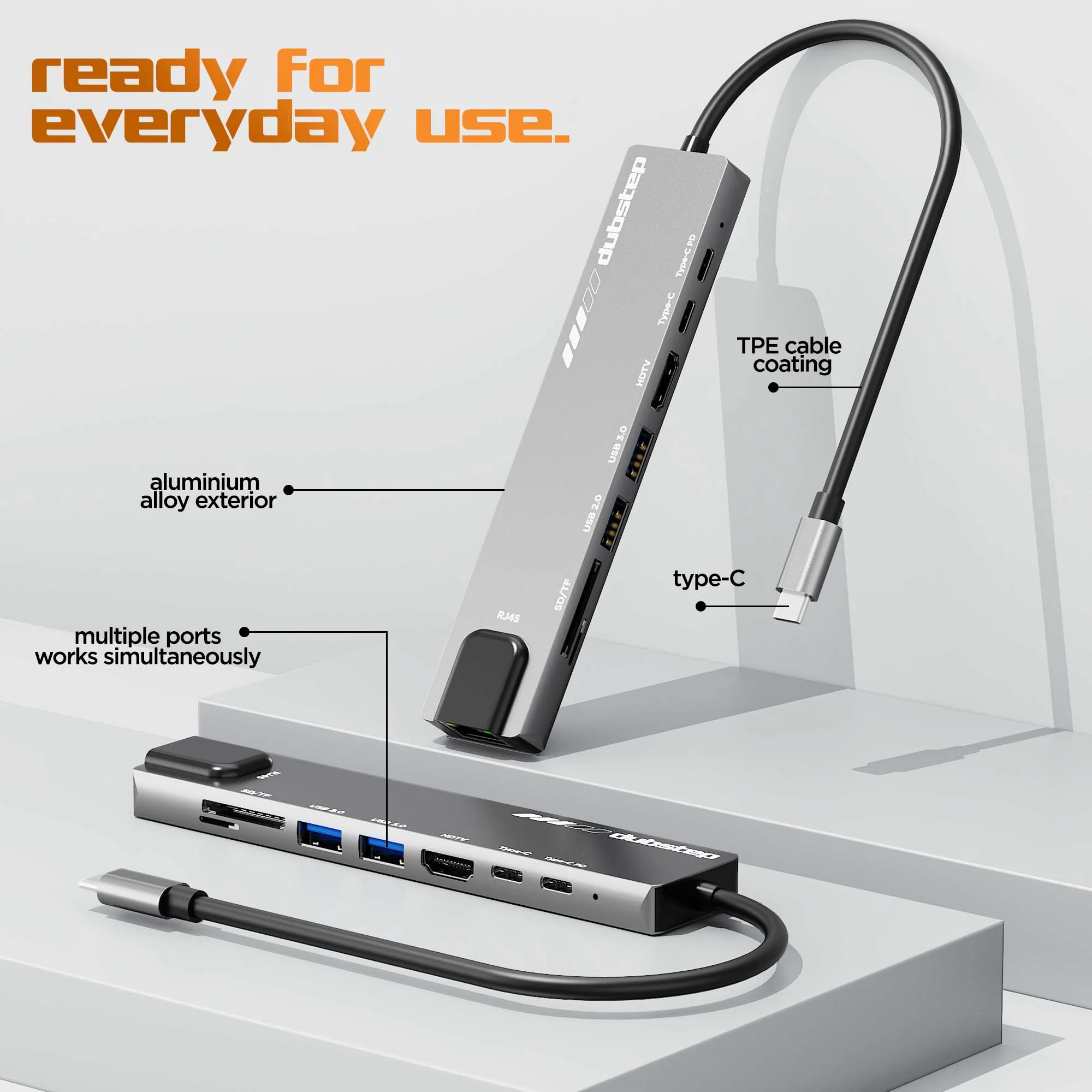 SnaplinkGo 8-in-One Type-C Multiport Hub - Image 6
