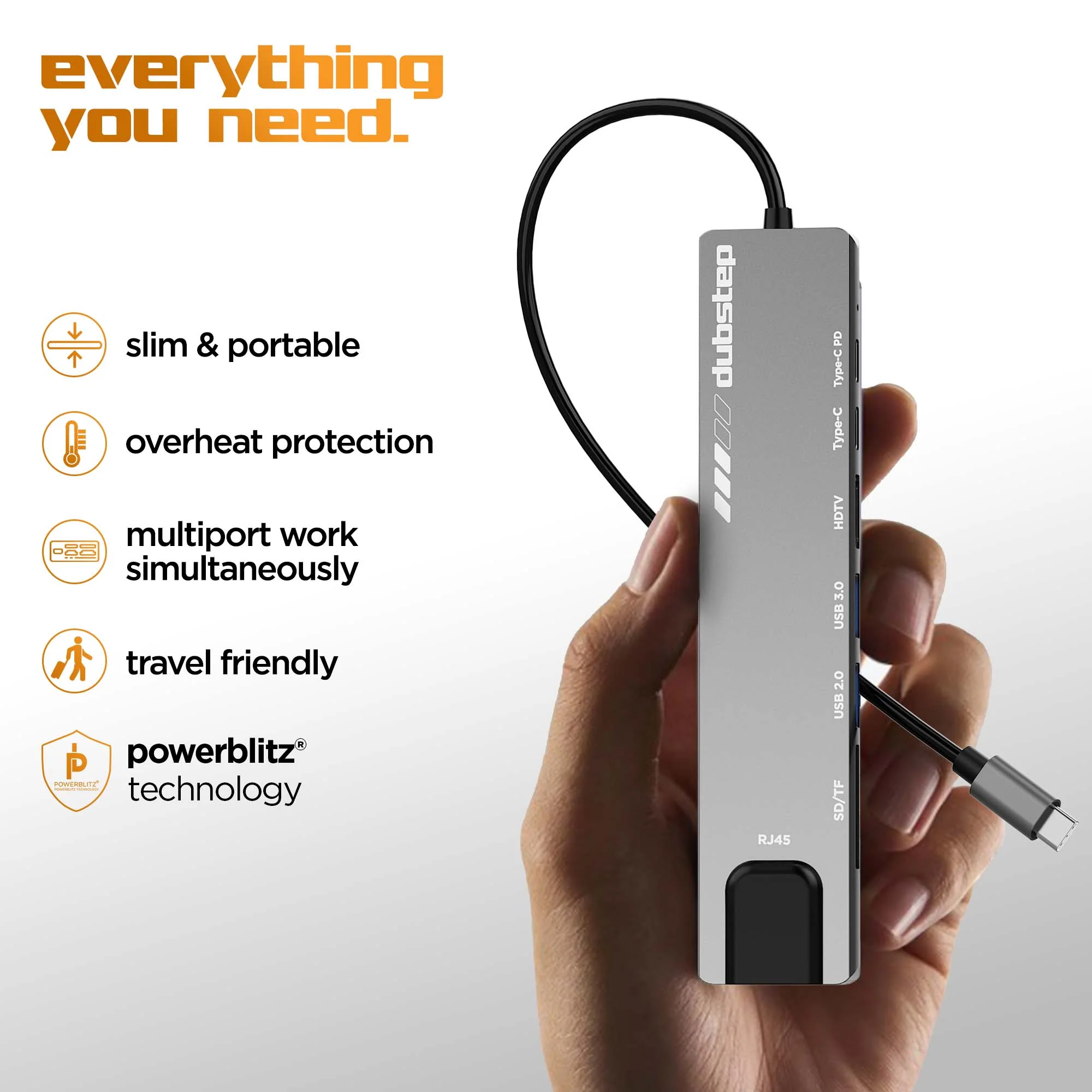 SnaplinkGo 8-in-One Type-C Multiport Hub - Image 9
