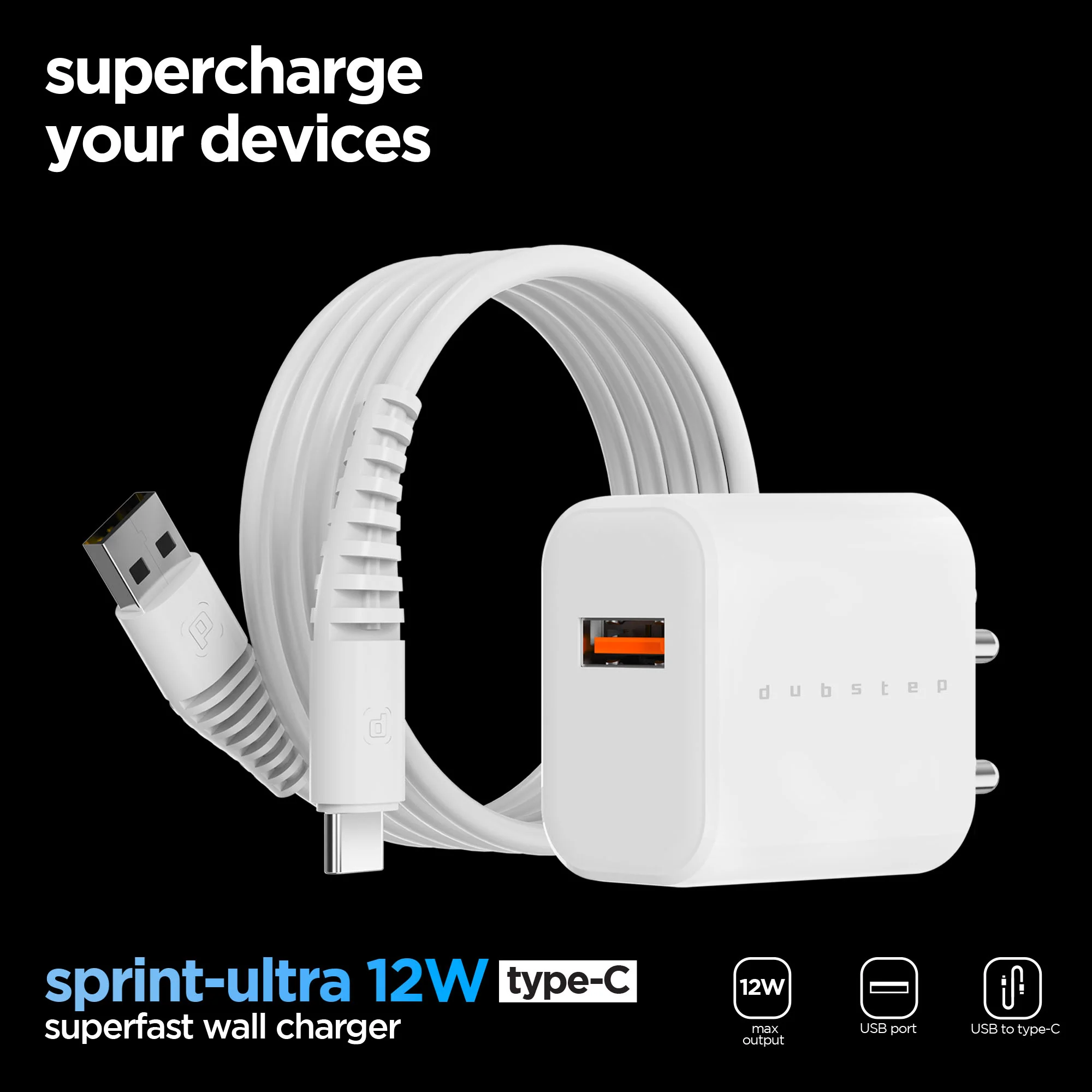 Sprint 12W 2.4A Fast Charger with Cable (Micro USB to USB-A) - Image 12