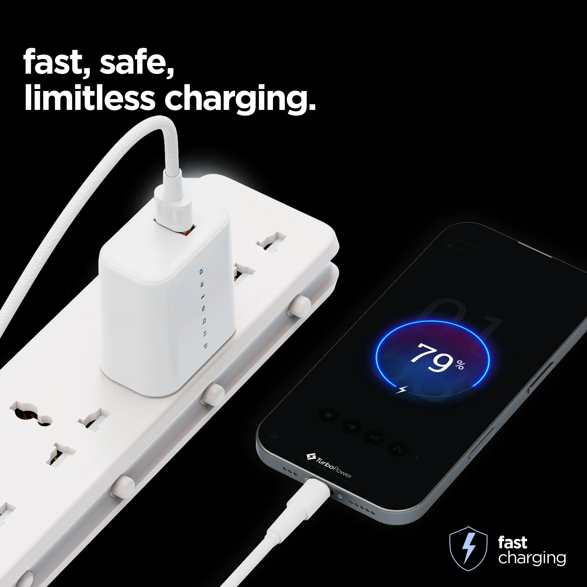 Sprint 12W 2.4A Fast Charger with Cable (Micro USB to USB-A) - Image 5